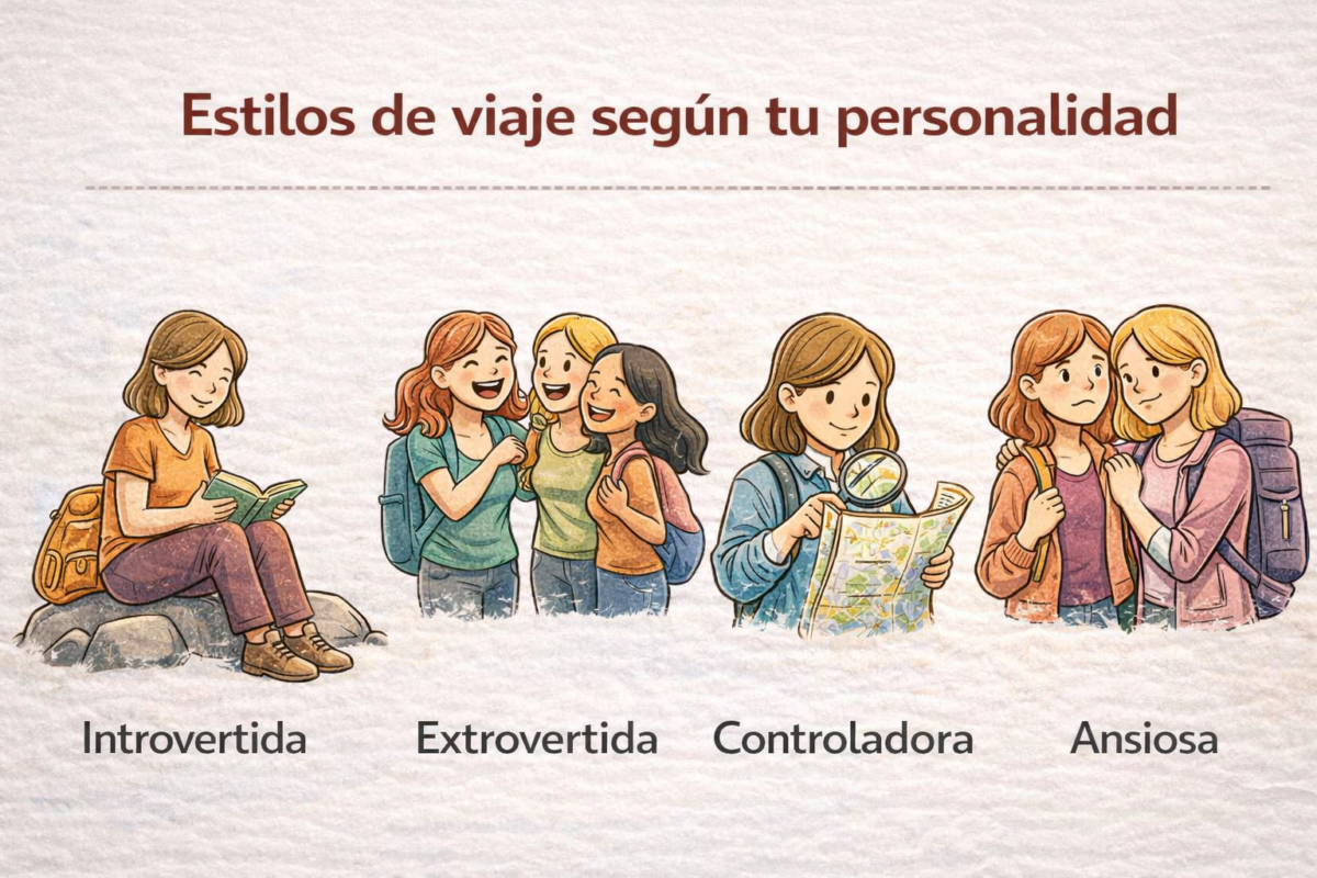 estilos de viaje segun personalidad