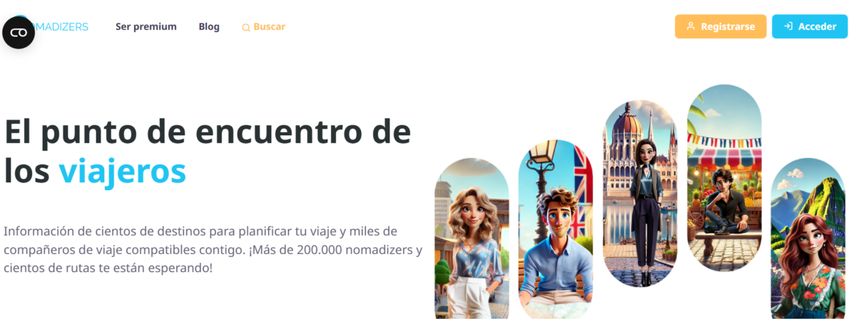 Imagen página web de Nomidizers