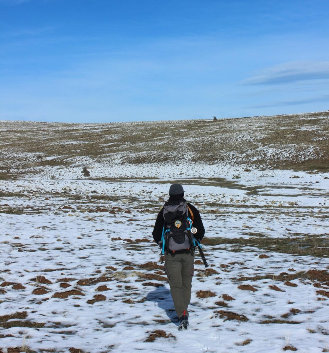 peregrina haciendo el camino de santiago por primera vez en invierno