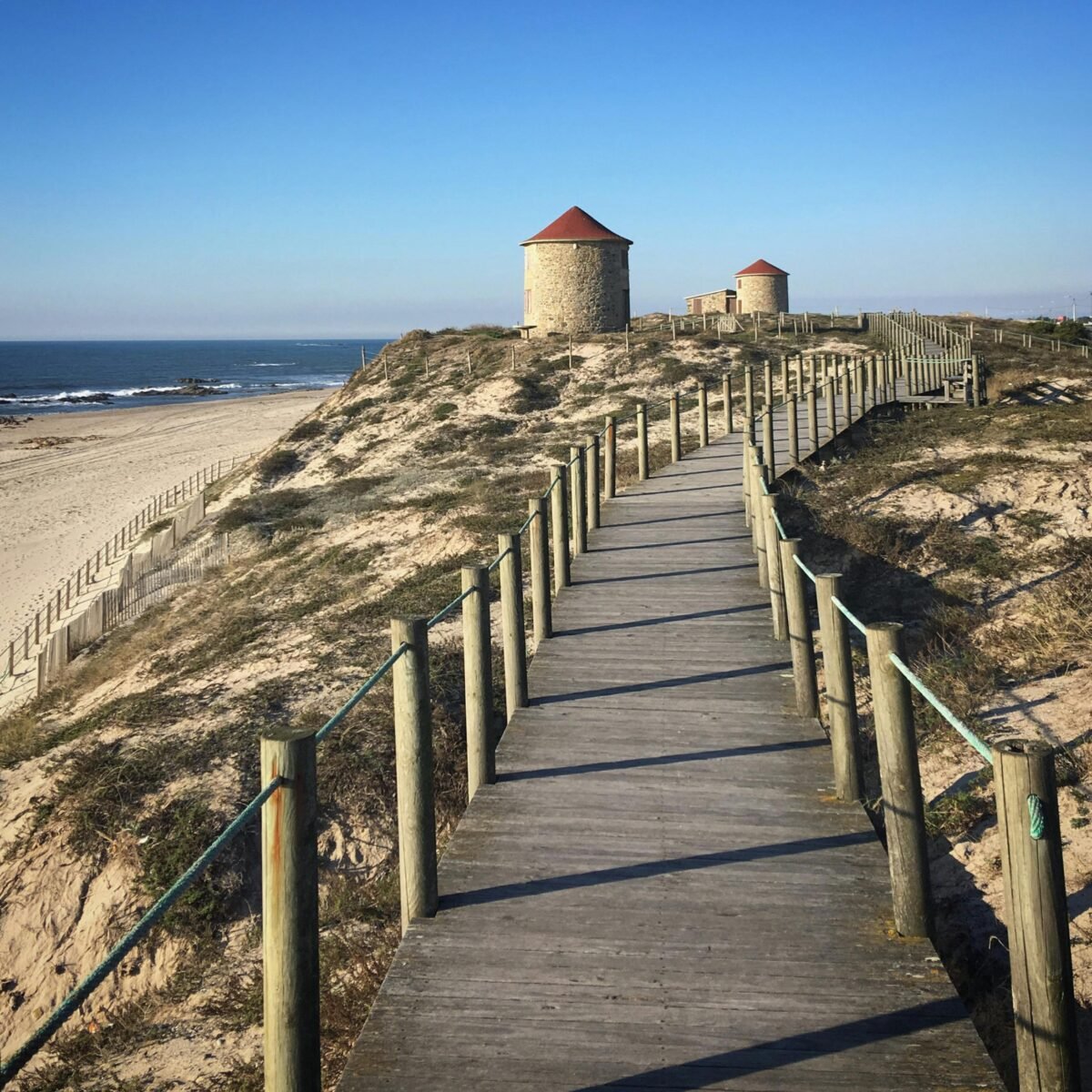 Vía camino de Santiago portugués por la costa