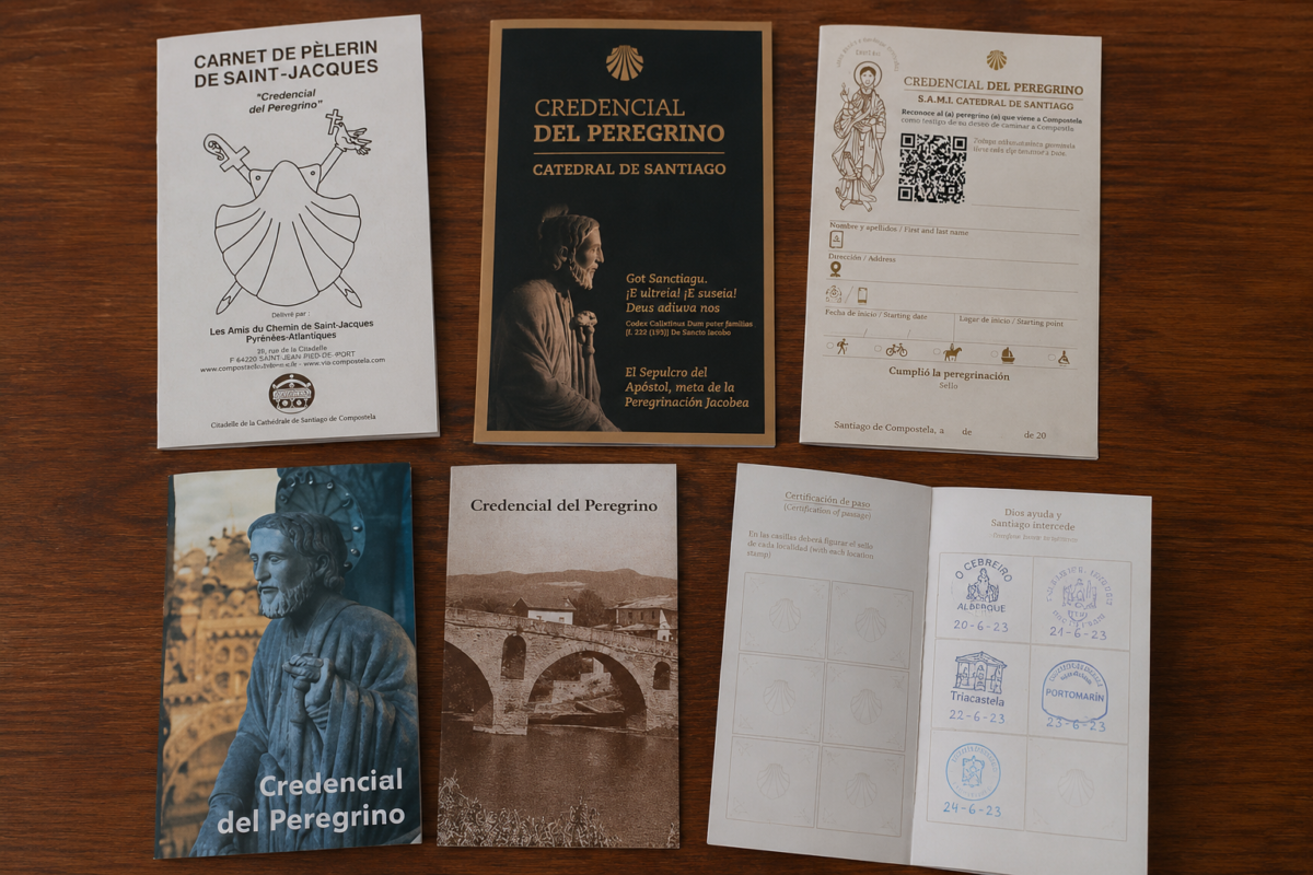 esenciales para hacer el camino de santiago credencial del peregrino