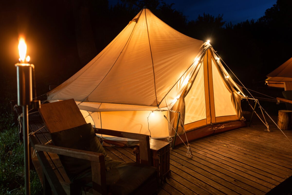 glamping como tipo de alojamiento segun forma de viajar