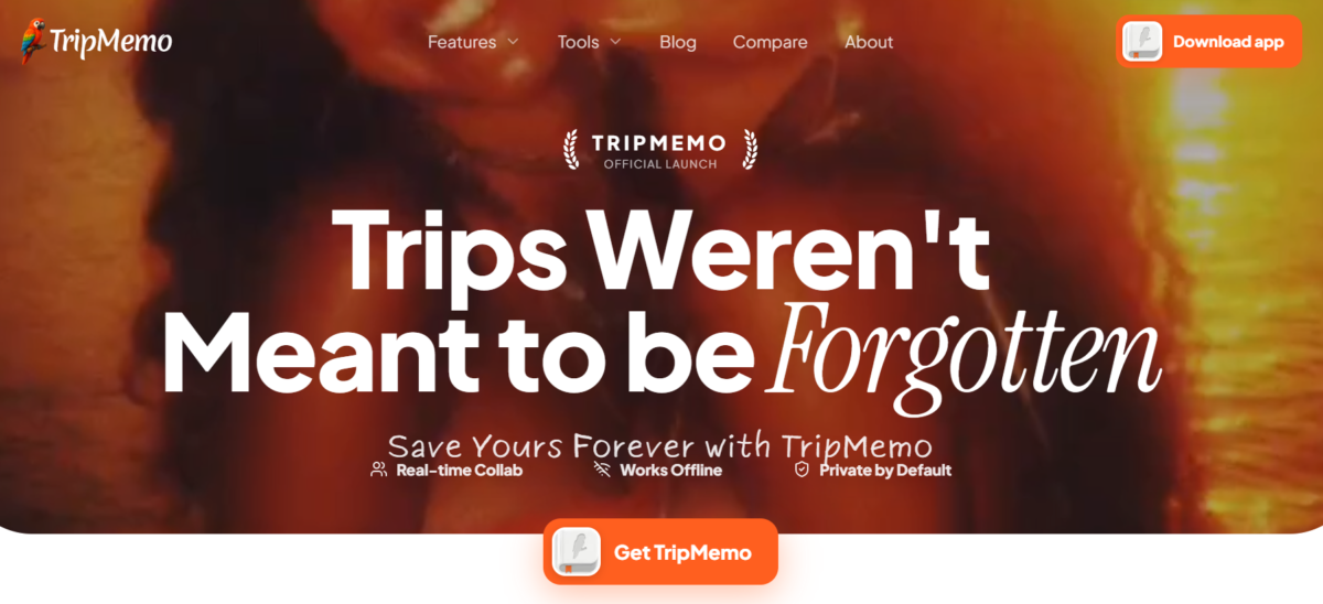 TripMemo app para crear diarios de viaje colaborativos