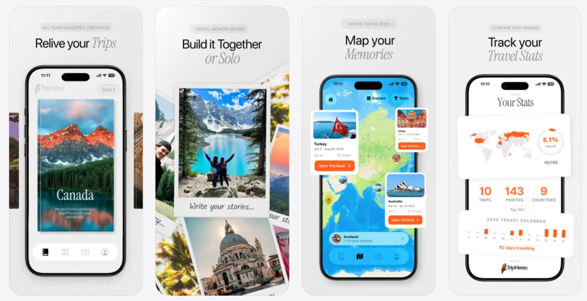 TripMemo app para crear diarios de viaje colaborativos