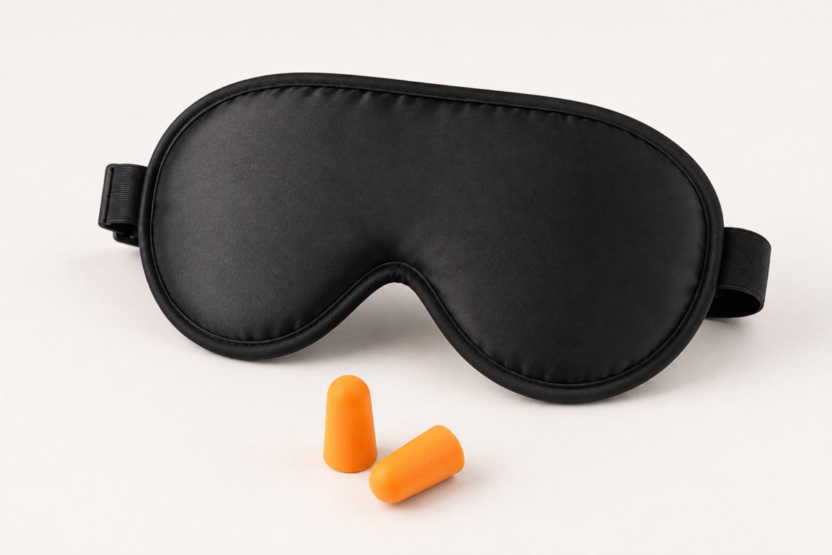antifaz y tapones para dormir en el camino de santiago