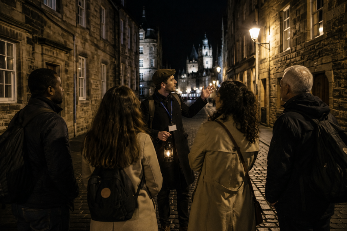 ruta de misterio y tour nocturno por una ciudad