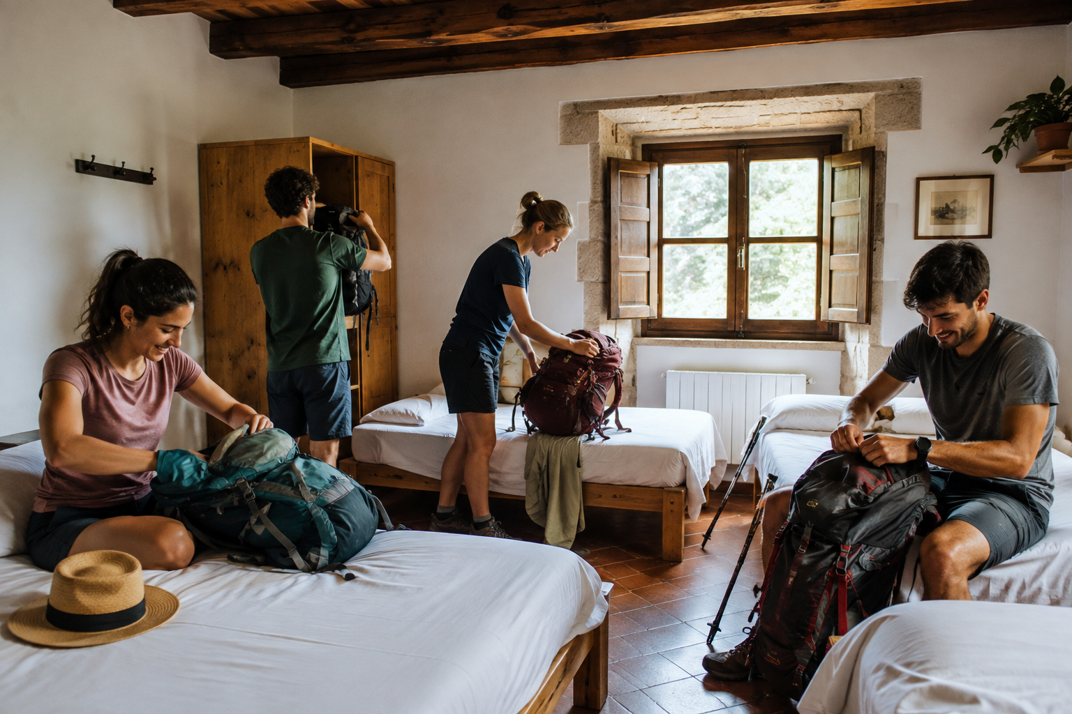 Los peores comportamientos en los albergues del Camino de Santiago