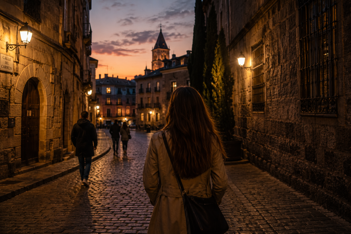 experiencia de turismo de misterio durante un viaje