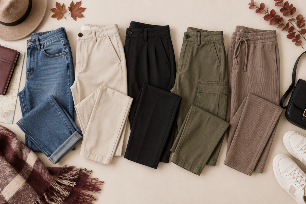 Ropa para viajar en otoño con prendas fáciles de combinar