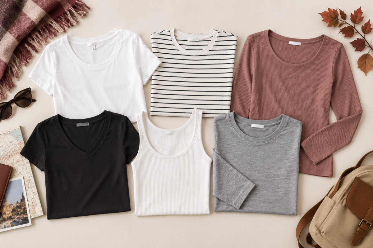Ropa para viajar en otoño con prendas fáciles de combinar